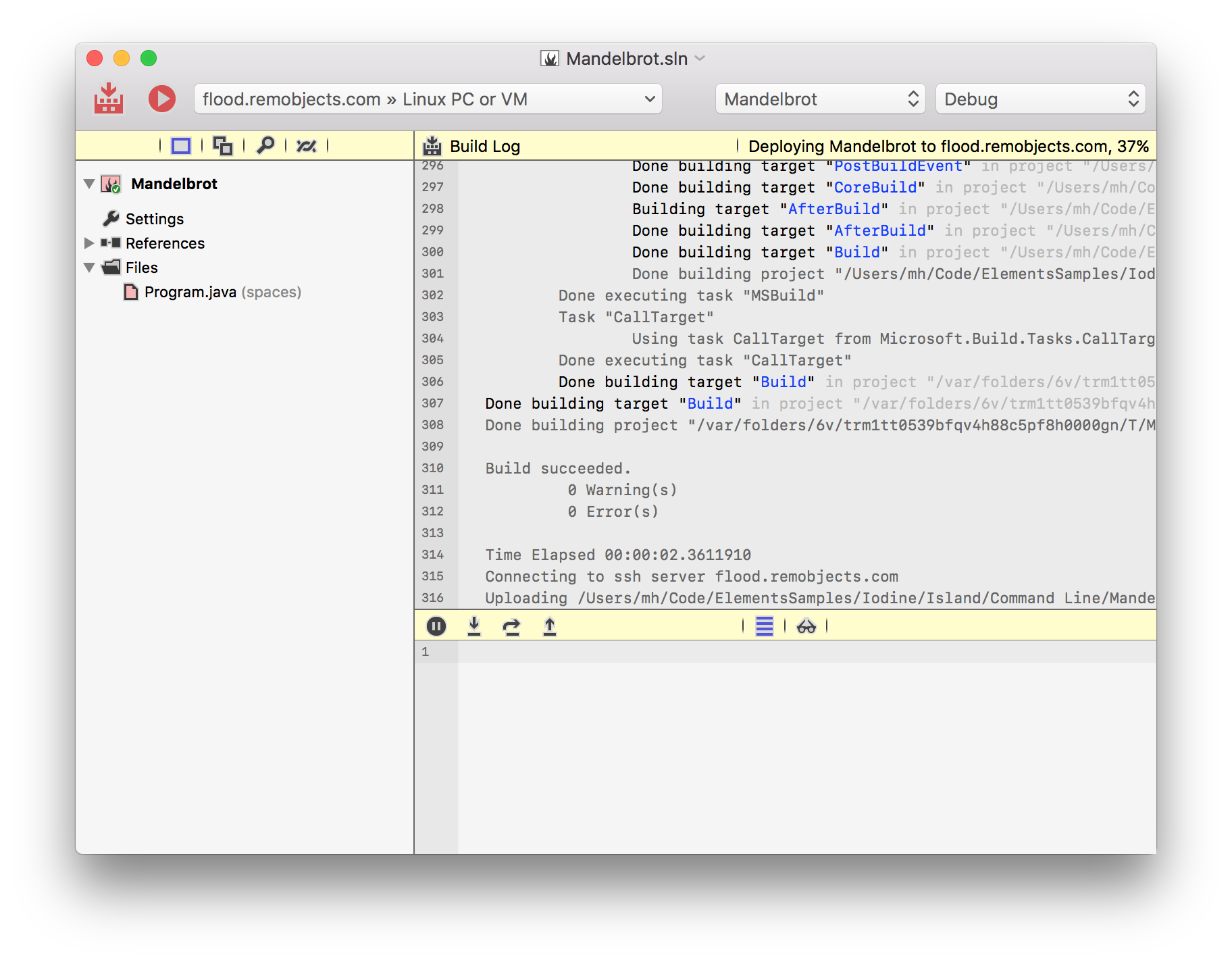 Deploying an Island project from Fire